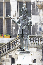 Aachen Markt Karlsbrunnen
